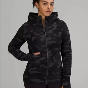 SOLD Lululemon Athletica Camo (green) scuba hoodie women’s size 6
